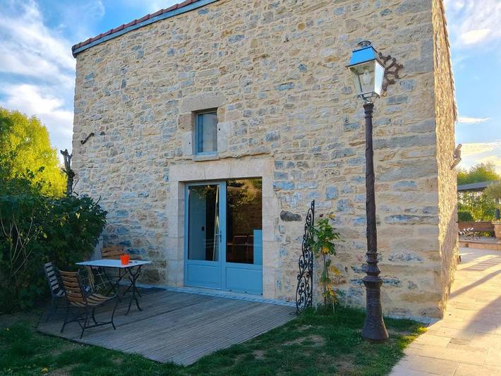 Location de vacances pour 4 personnes, avec terrasse et vue à Saint-Jean-d'Alcapiès