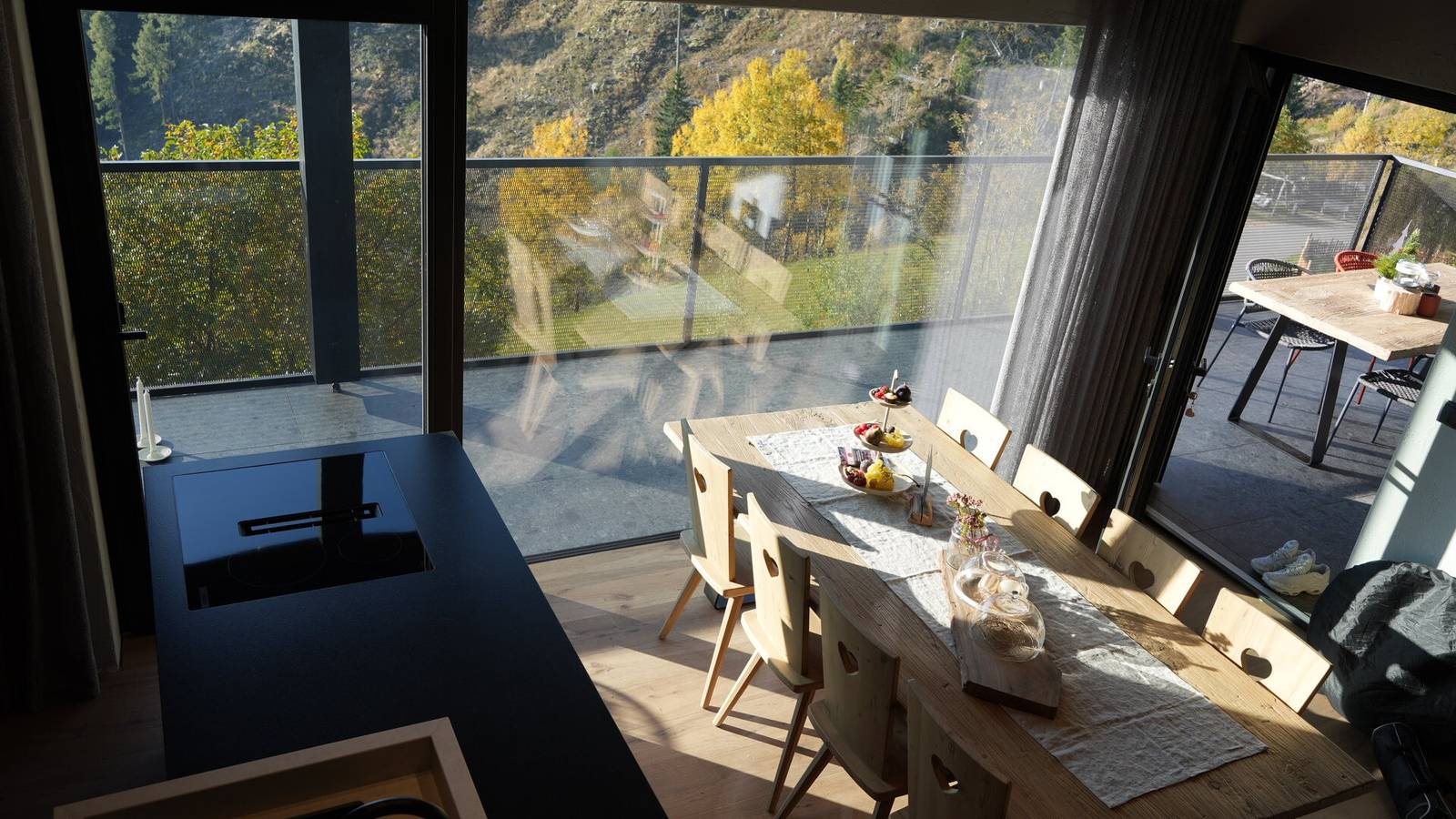Chalet 'Bergchalet A N D E R S' mit Bergblick, privater Terrasse und Wlan in St. Martin in Passeier, Passeiertal