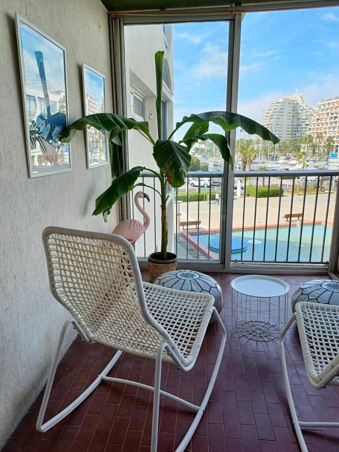 Appartement entier, Fenestrelle By Lgm une chambre, climatisation, wifi in La Grande-Motte, Côte d'Améthyste