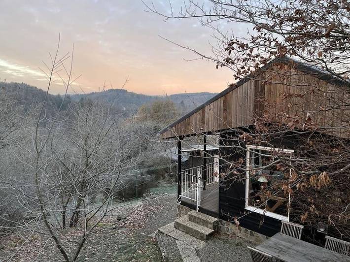 Chalet pour 2 personnes, avec jardin et vue