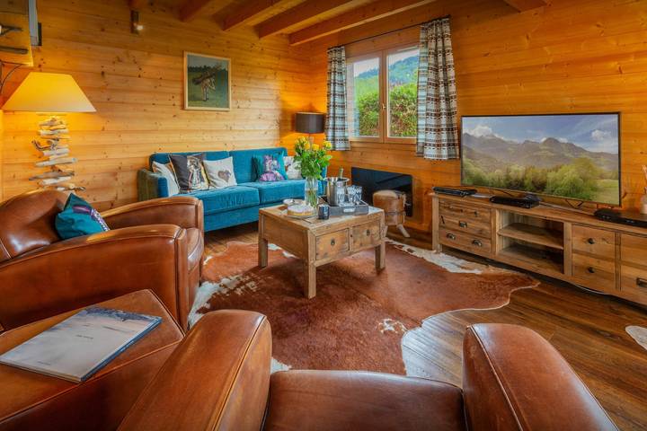 Chalet pour 9 personnes, avec Balcon ainsi que Terrasse et Jardin à Manigod - 2