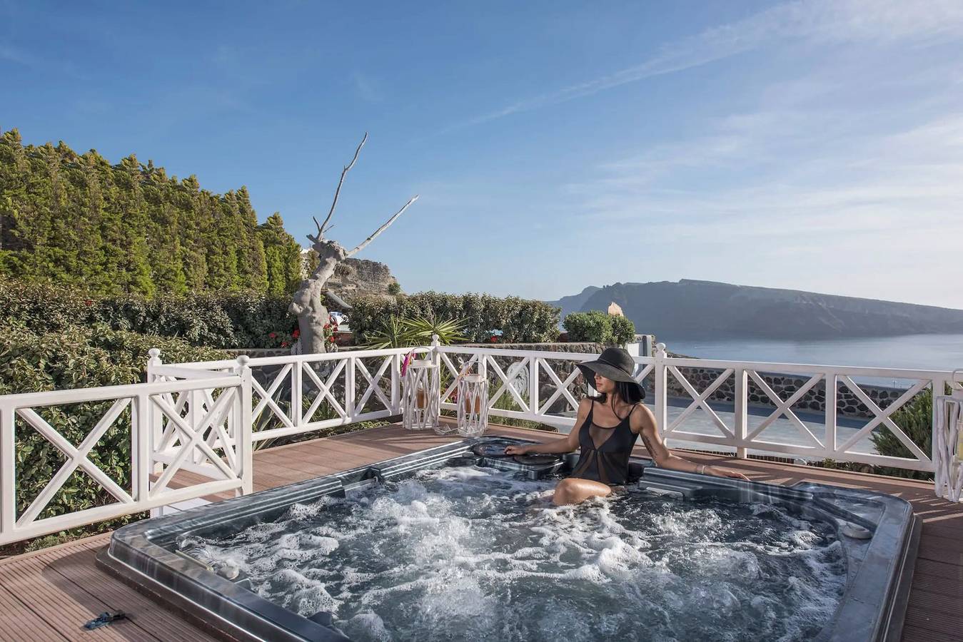 Villa für 8 Personen mit Balkon in Ormos Ammoudiou, Santorin