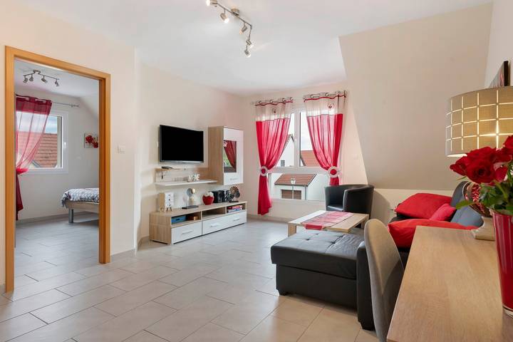 Alojamento de charme com terraço privado, Wi-Fi e ar condicionado em Kintzheim in Kintzheim, Sélestat-Erstein (Região)