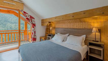 Gîte pour 4 personnes, avec balcon et sauna, adapté aux familles à Vaujany
