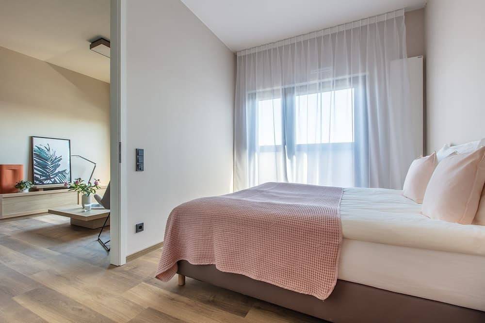 Moderne Wohnung In Einer Stadt mit Futuristischen Skylines in Niederrad, Francoforte