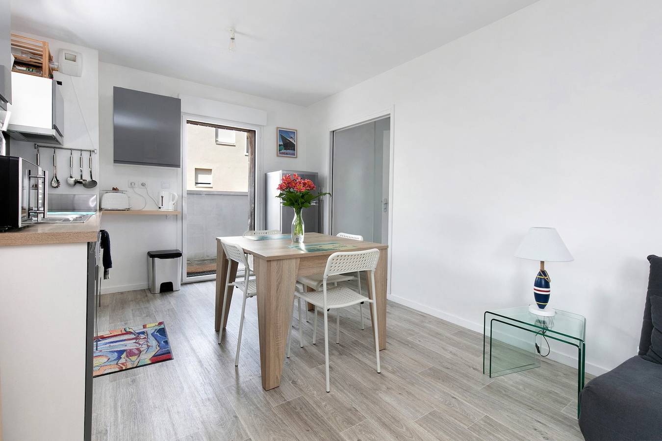 Geheel appartement, Appartement 'Ma Mika - Appartement Proche Mer' met Balkon en Wifi in Saint-Nazaire, Côte de Jade