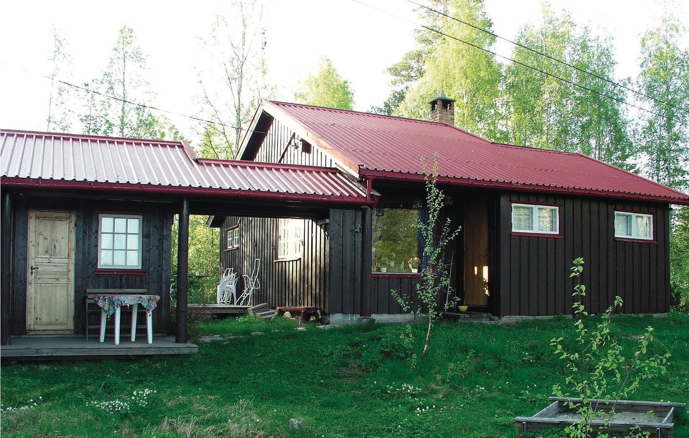 Ferienhaus für 6 Personen mit Terrasse in Vestre Toten