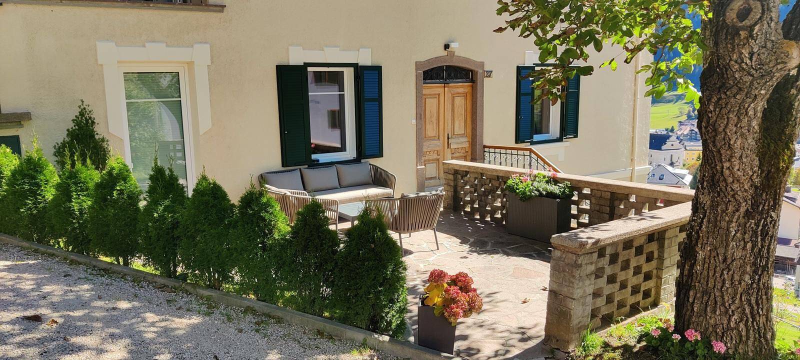 Appartamento intero, Villa Martiner Appartamenti Emilia con vista sulle montagne, terrazza e Wi-Fi in Ortisei, Dolomiti Superski