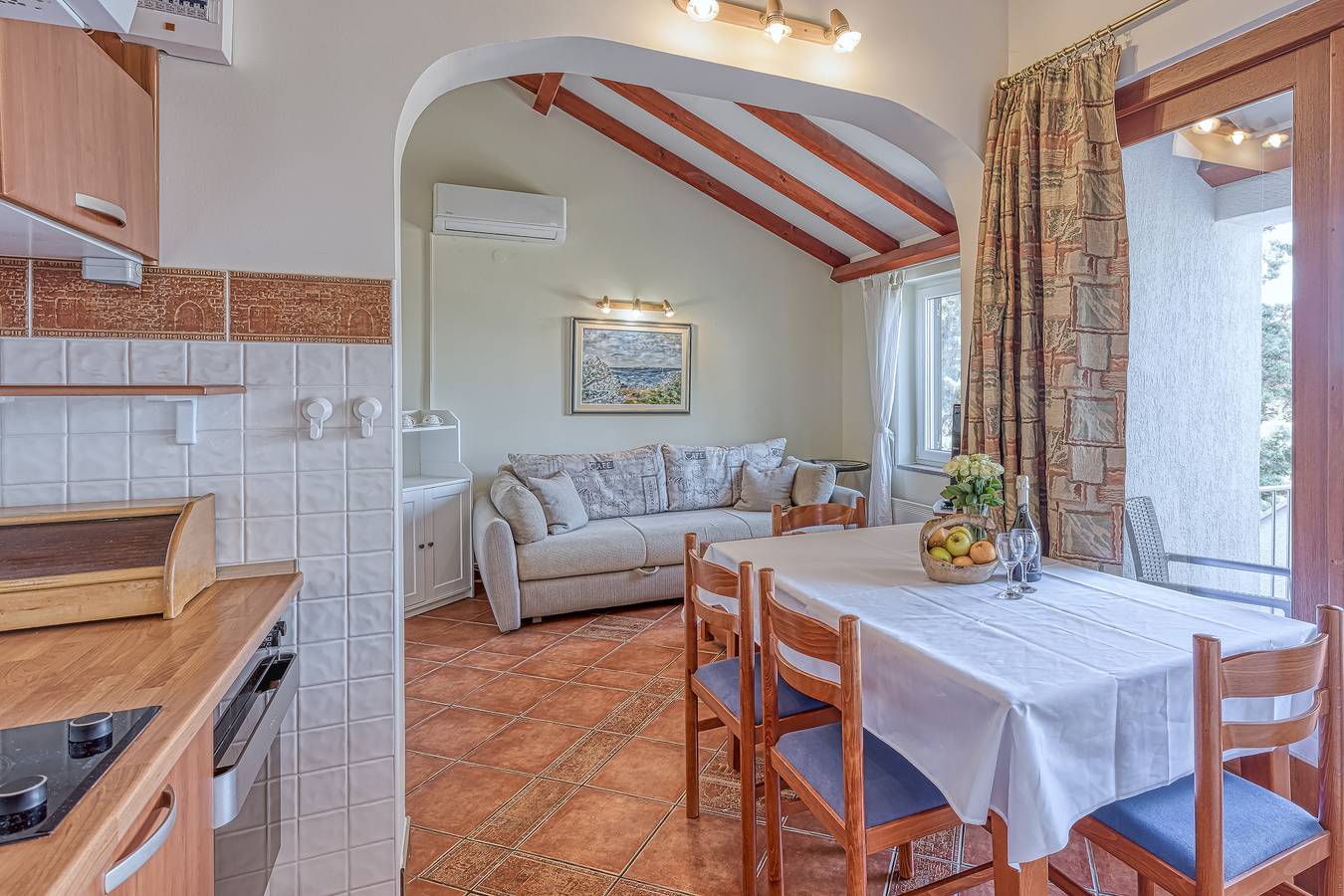 Ganze Wohnung, Valdarke Sea View Apartment in Mali Lošinj, Kvarner Inseln