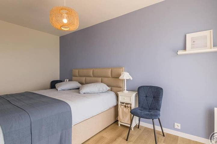 Appartement entier, Appartement en front de mer avec balcon et parking privé in Agon-Coutainville, Région de Coutances