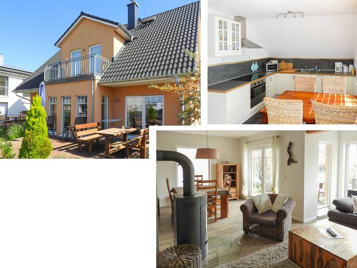 Ferienwohnung für 5 Personen, mit Balkon und Terrasse sowie Garten in Peenemünde