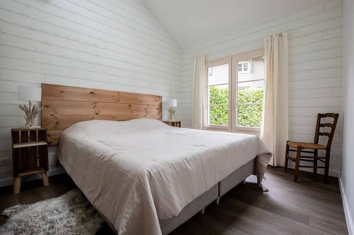 Maison de vacances pour 4 personnes, avec piscine et jardin, animaux acceptés à Linxe