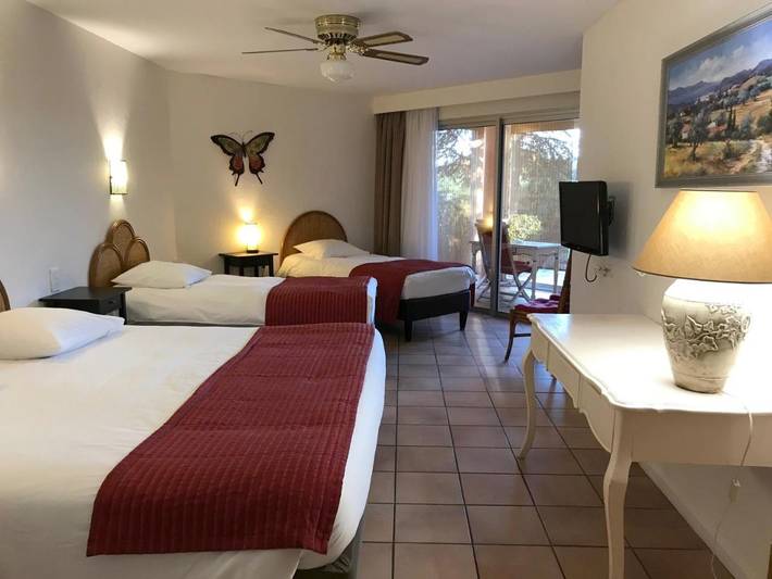 Hôtel pour 4 personnes, avec jardin et piscine ainsi que terrasse et vue, animaux acceptés à Rasteau - 4