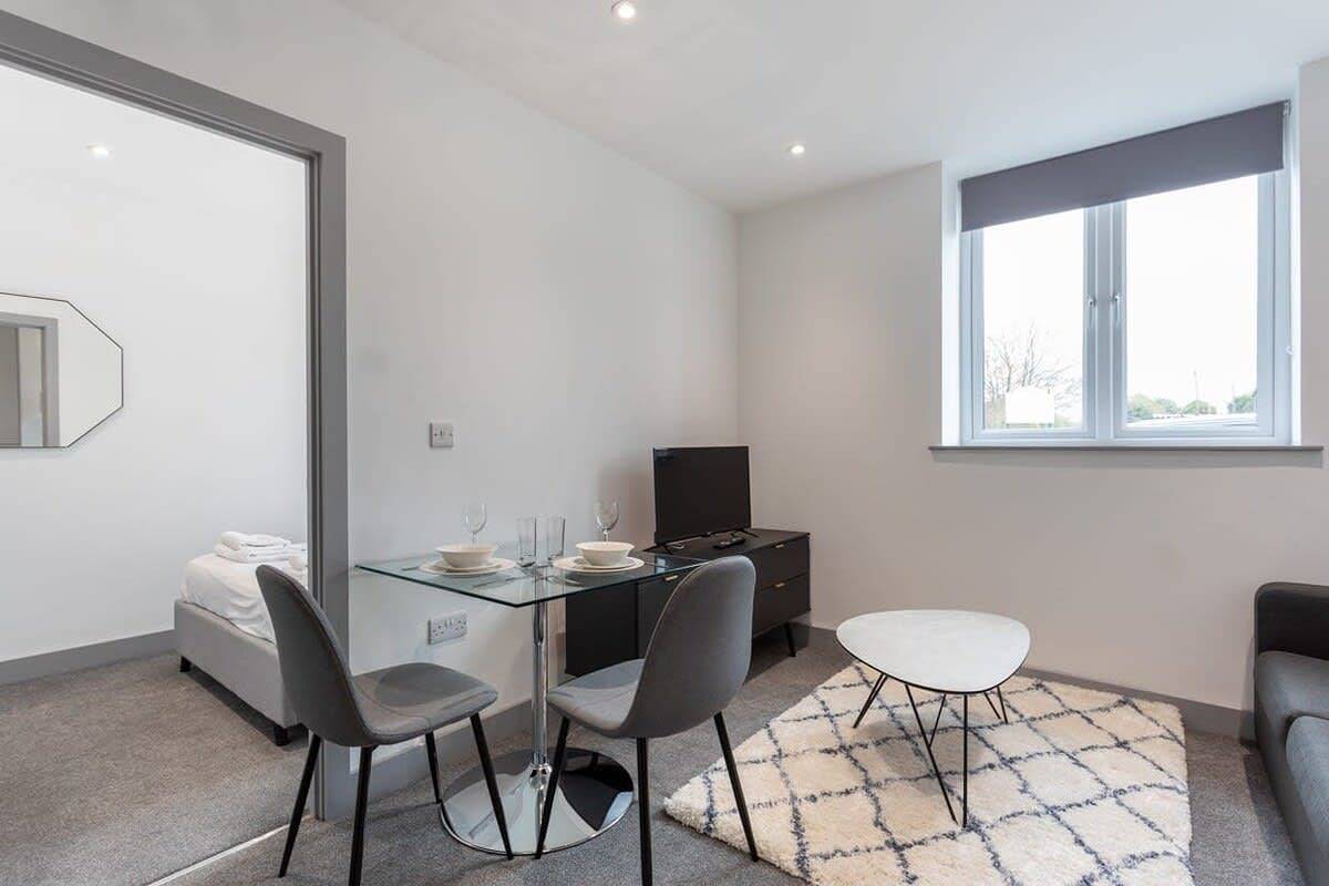 Ganze Wohnung, Modern & Bright 1Br Apt in Hunslet Leeds City Cntr in Leeds, Westliches Yorkshire