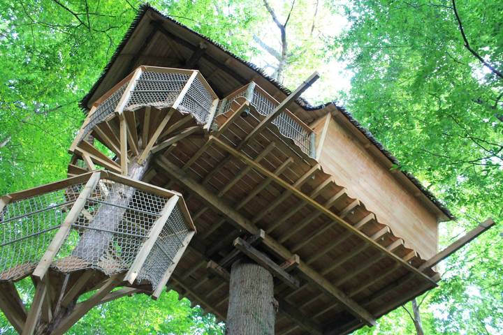 Cabane dans les arbres pour 5 personnes, avec jardin dans Seine-et-Marne - 2