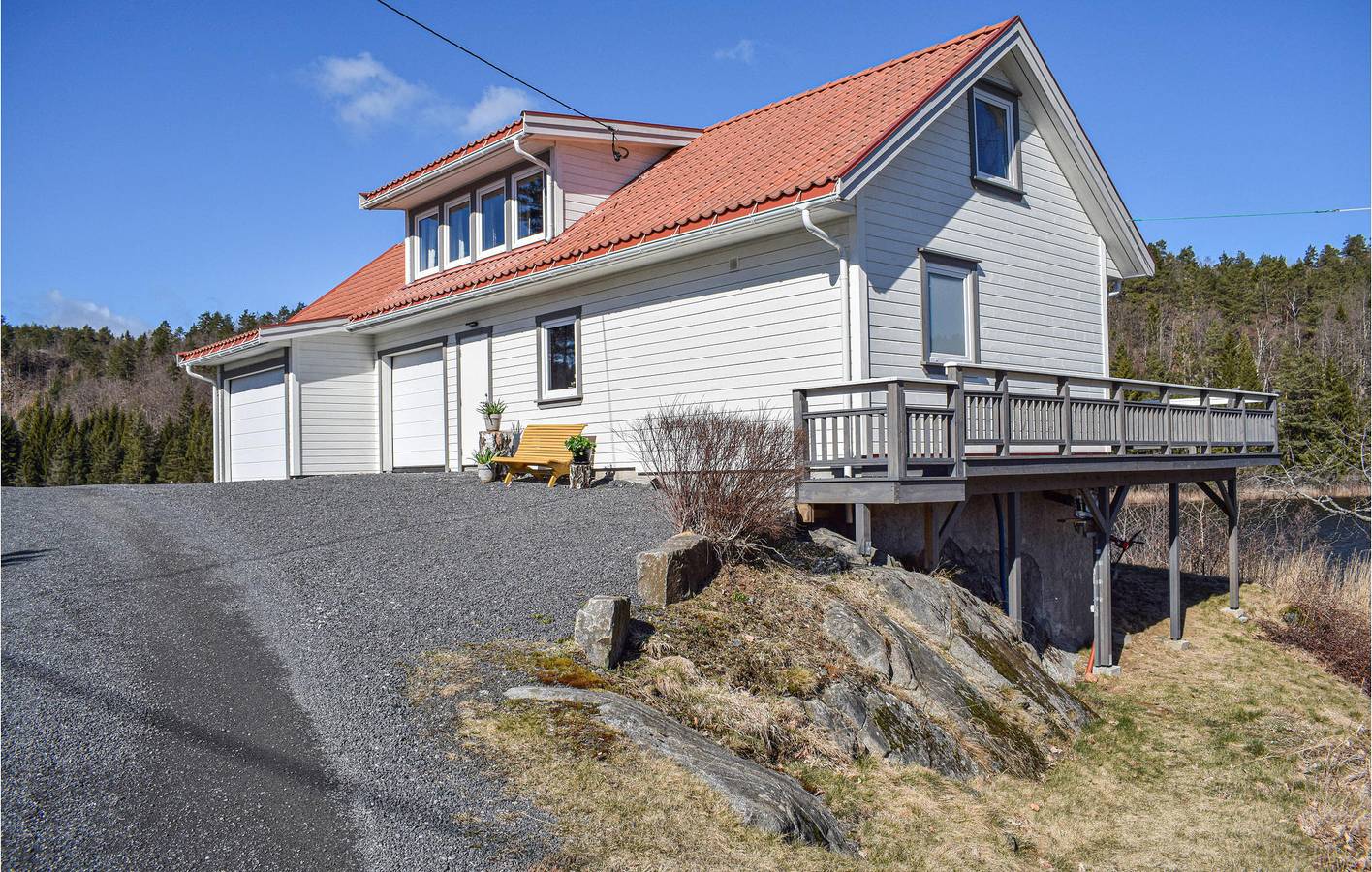 Ganze Ferienwohnung, Ferienwohnung für 6 Personen mit Garten in Laget, Tvedestrand