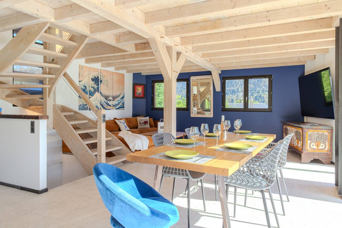 Chalet moderne, calme & vue, Séez - La Rosière in Séez, Région d'Albertville