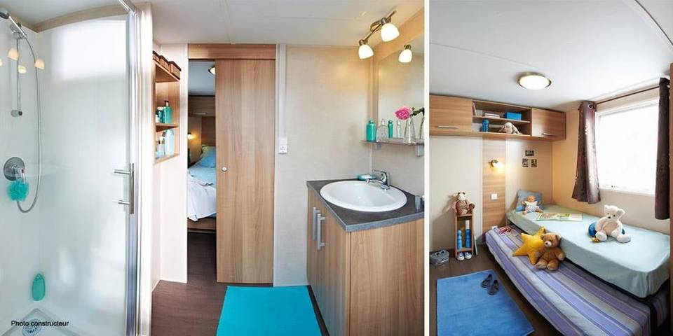Mobil home pour 6 personnes, avec bassin pour enfant à Chandolas - 4