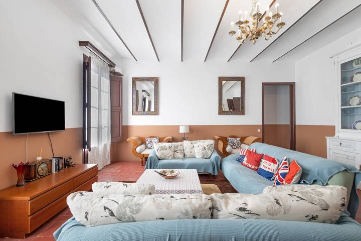 Casa rural 'Masa La Bomba' con vistas al mar, Wi-Fi y aire acondicionado in Teyá, Costa del Maresme
