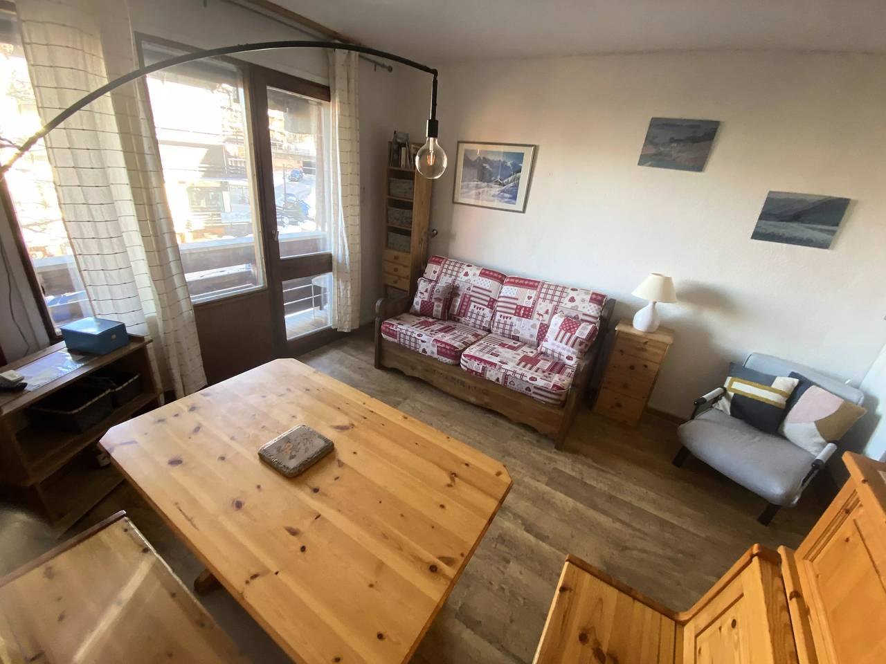 Studio entier, Studio + coin cabine 5 personnes - Budget in Station de Risoul, Risoul