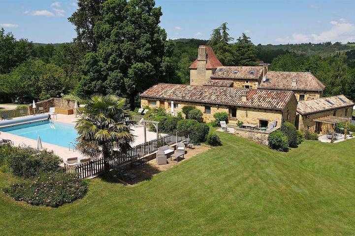 Location de vacances pour 5 personnes, avec jardin et piscine, animaux acceptés à Saint-Pompont