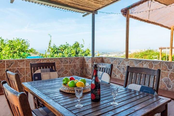 Lovely Sea Mountain View Cottage Torrox in Torrox, Cordillera Penibética
