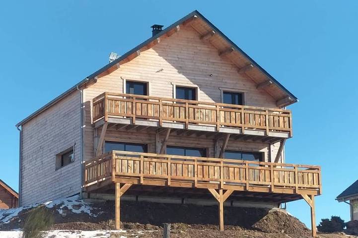 Chalet pour 14 personnes, avec balcon - 1