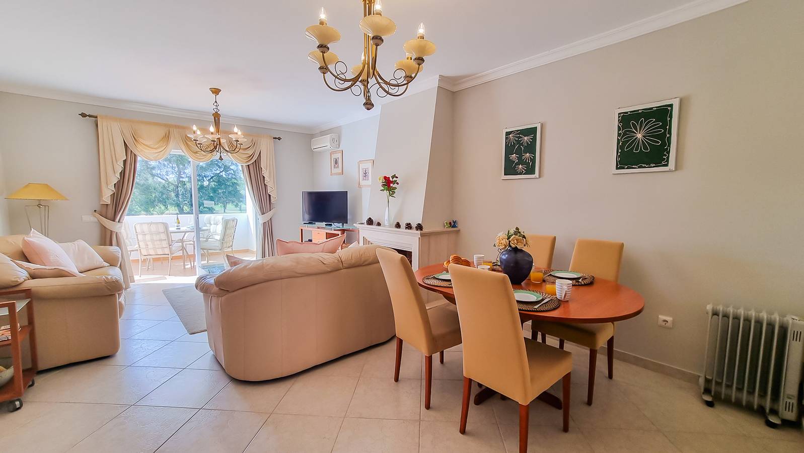 Ganze Wohnung, Apartment 'Golfview' mit Gemeinschaftspool, Wlan und Klimaanlage in Quarteira, Faro Distrikt