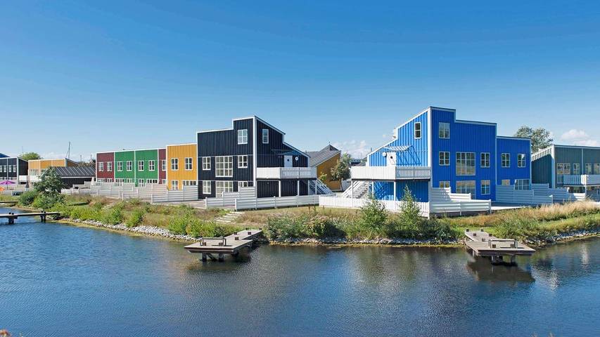Ferienhaus für 4 Personen, mit Terrasse und Sauna sowie Ausblick und Pool in Djursland