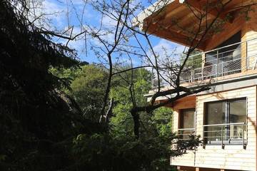Maison de campagne pour 4 personnes, avec balcon et jacuzzi à La Petite-Pierre