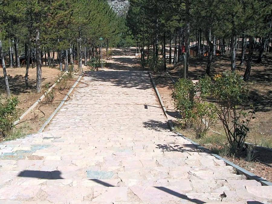 Camping Las Cabanas - Chalet 4 personen - Familienhütte in Vivel del Río Martín, Teruel und Umgebung