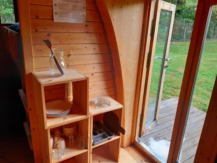 Camping pour 3 personnes, avec piscine et jardin, animaux acceptés dans la Sarthe - 4