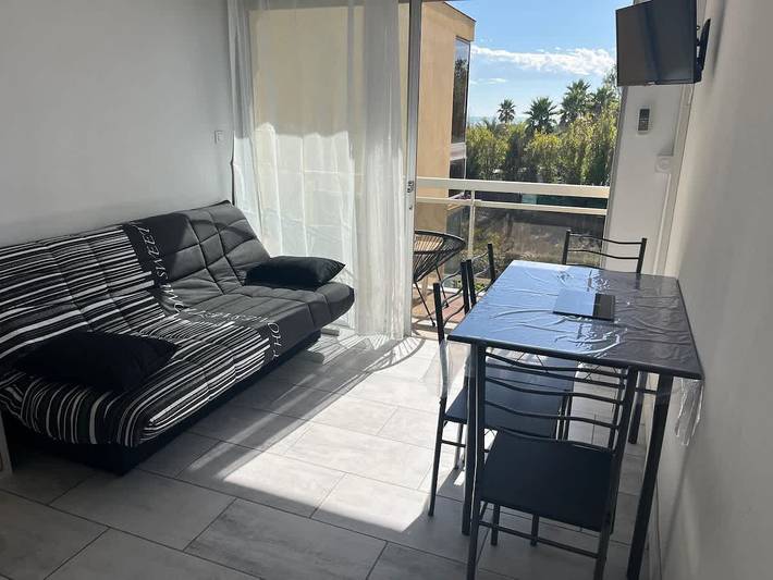 Apartamento para 2 personas, con balcón/terraza en Valras-Plage