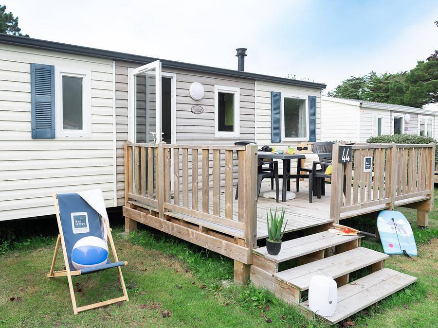 Camping Bontempo Village Piriac - Mobilhome 6 personas - Comodidad - Tv in Piriac-sur-Mer, Côte de Jade