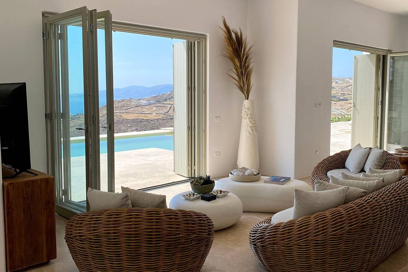 Magical Mykonos Villa | 8 Bedrooms | Villa Beckoning Sea | Amazing Sea Views & Private Pool | Tourlos in Tourlos (Mykonos), Mykonos