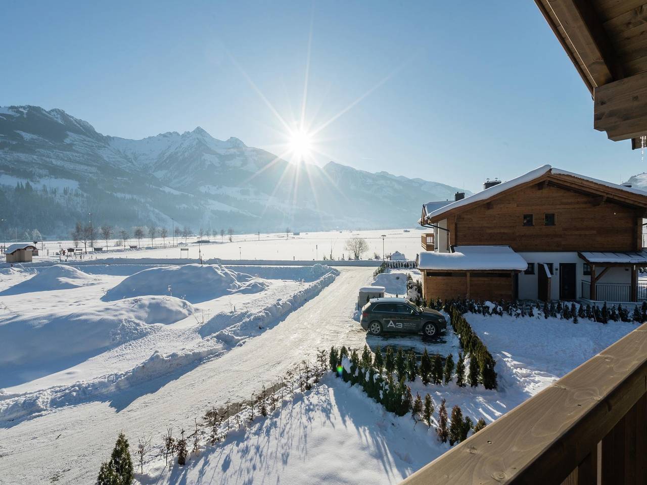 Ganze Wohnung, Geräumiges Ferienhaus mit Balkon und Sauna
 in Piesendorf, Kitzbüheler Alpen