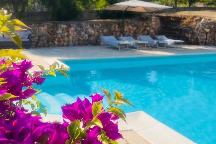 Ferienhaus für 7 Personen, mit Garten und Balkon