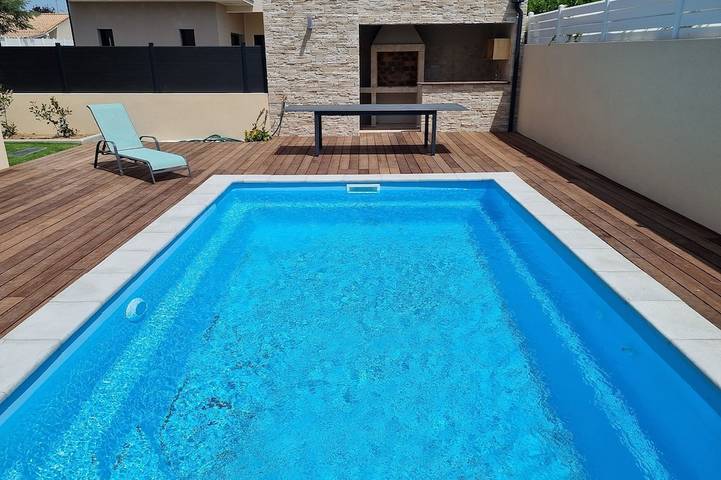 Ferienhaus für 8 Personen, mit Garten in Florensac