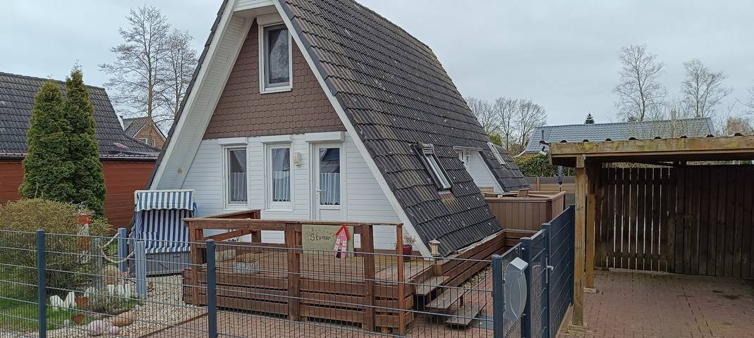 Ferienhaus für 4 Personen, mit Garten und Sauna