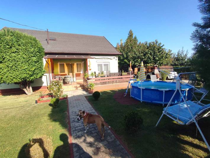 Ferienhaus für 7 Personen, mit Garten am Balaton