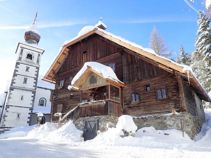 Ferienhaus für 10 Personen, mit Balkon in Weißpriach