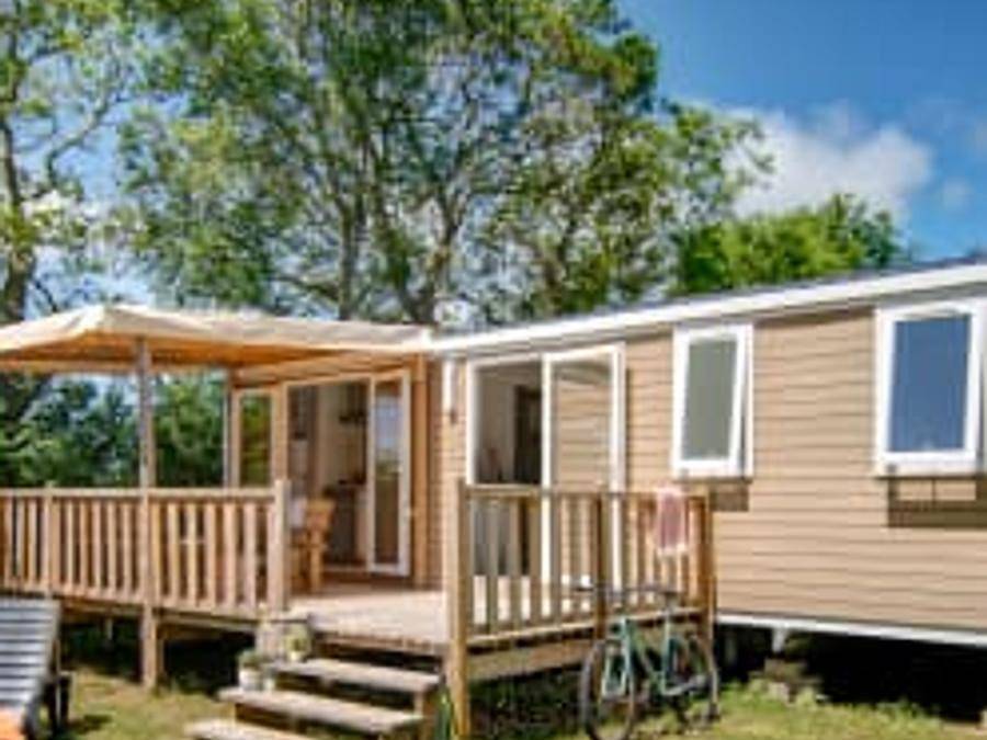 Camping Sandaya - La Côte De Nacre - Mobile home 6 persons - Cottage 6p 3ch **** in Saint-Aubin-sur-Mer (Calvados), Caen region