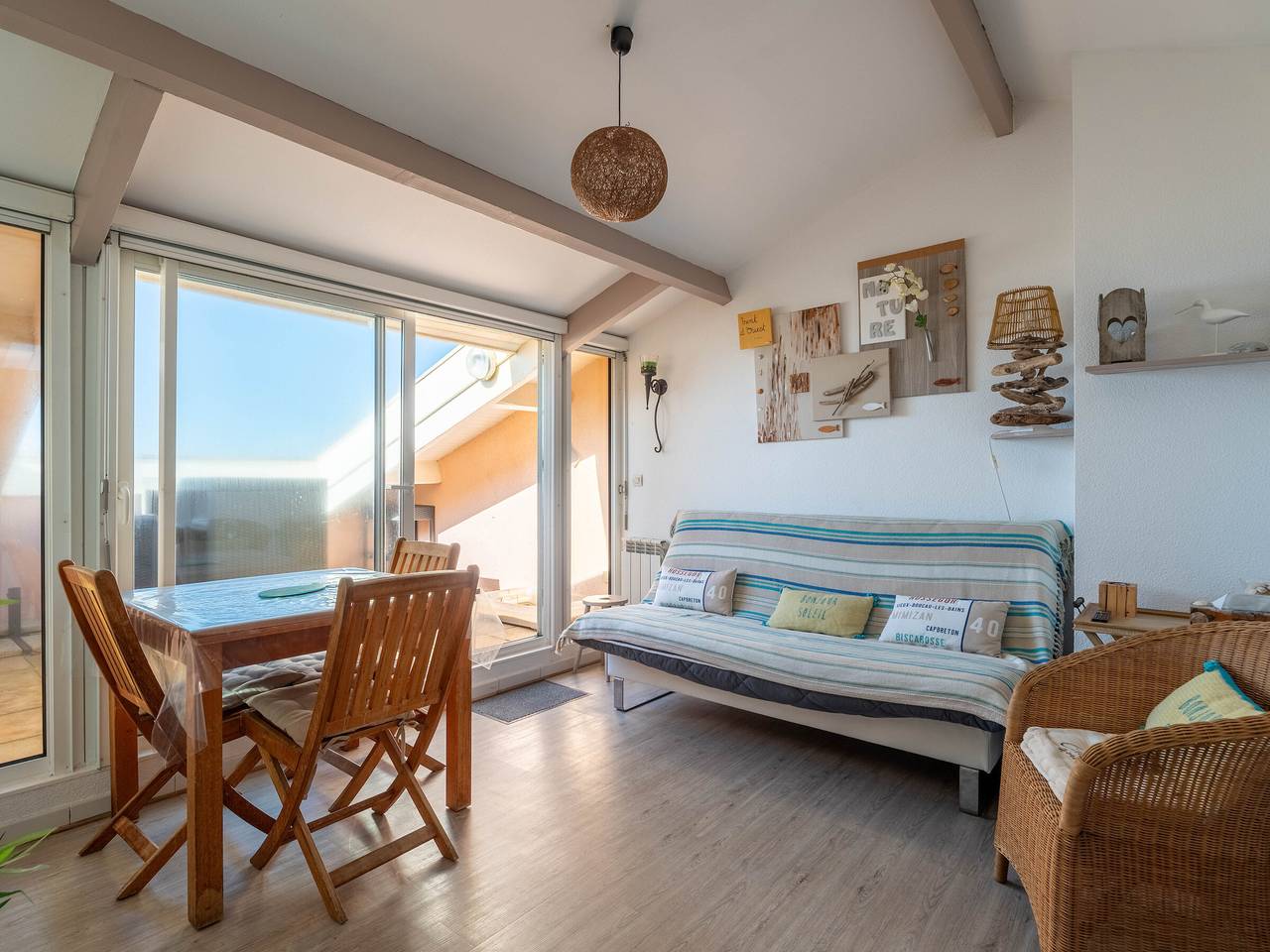 Apartamento entero, Apartamento para 6 personas en Mimizan con parking, balcón y local para bicicletas in Mimizan Plage, Mimizan