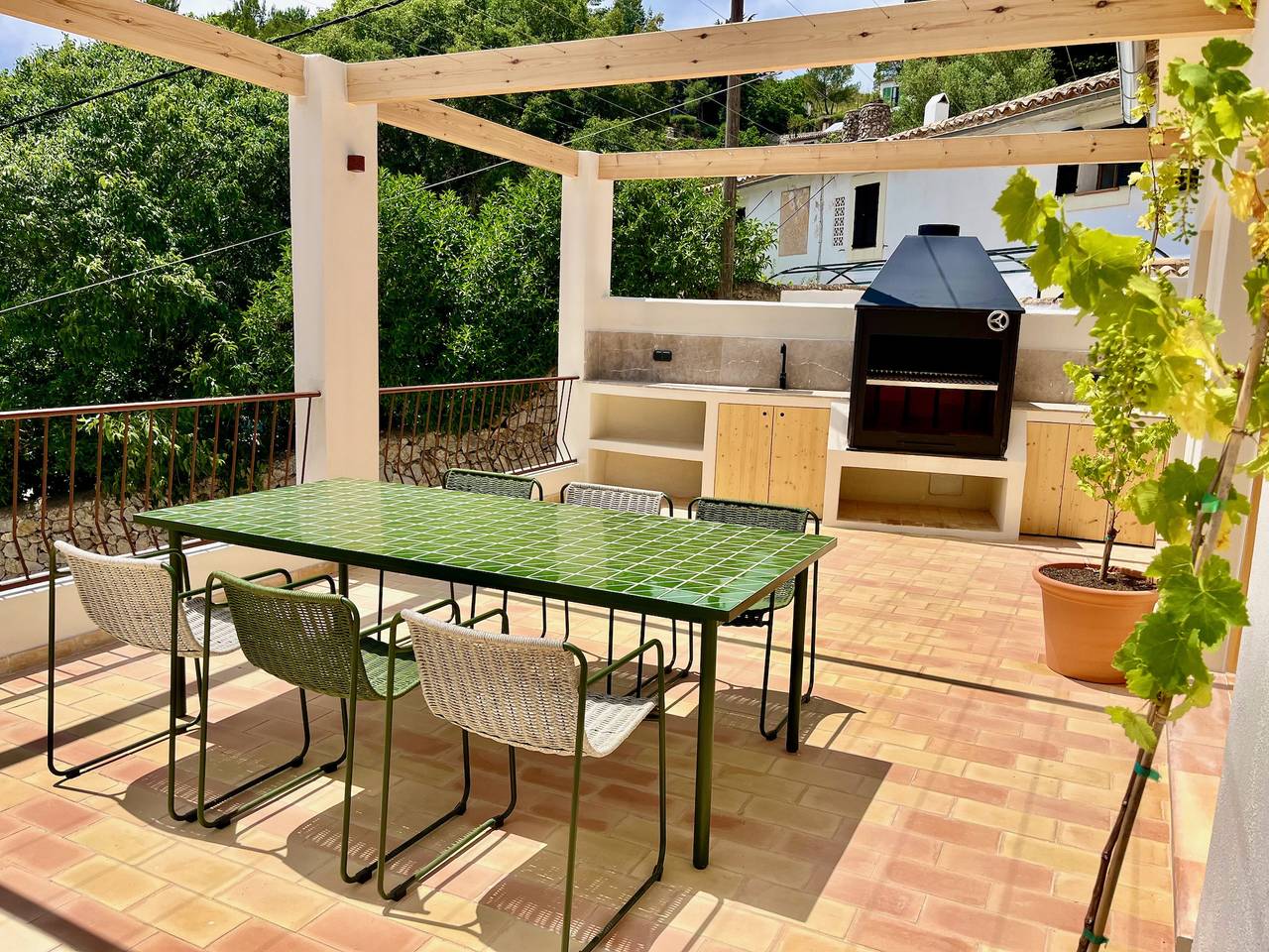 Energieeffizientes Ferienhaus mit Pool auf Mallorca in Galilea, Puigpunyent