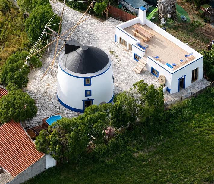 Villa para 8 pessoas, com Varanda e Jacuzzi e ainda Terraço and Jardim em Atouguia da Baleia