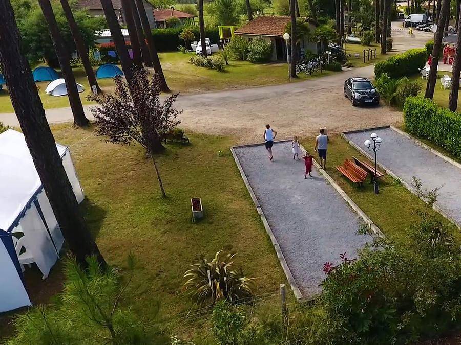 Camping Les Echasses - Mobilheim 2 personen - Rapidhome Lodge 67 in Gastes, Côte d’Argent