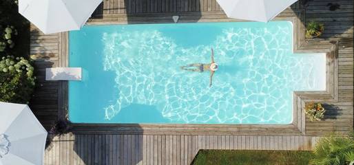 Cottage pour 2 personnes, avec terrasse et piscine à Andernos-les-Bains