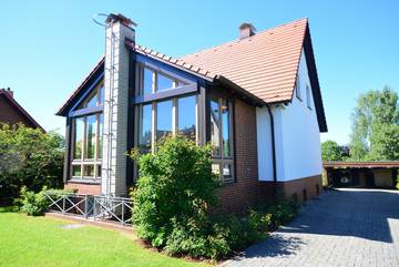 Ferienhaus für 9 Personen, mit Garten und Sauna sowie Ausblick und Seeblick in Mecklenburg-Schwerin