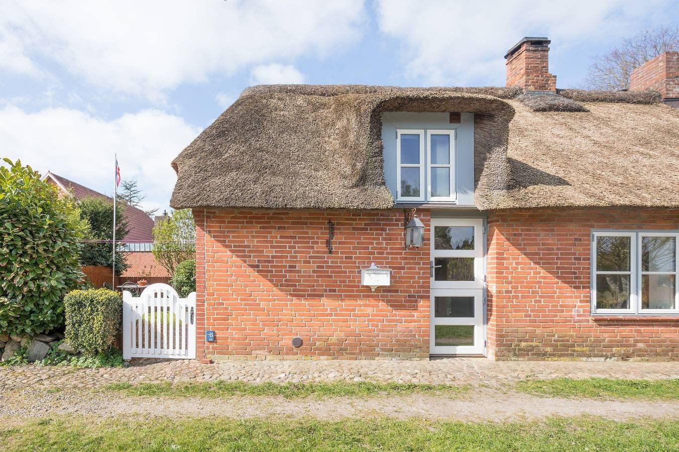 Reetperle in Risum-Lindholm, Nordfriesland