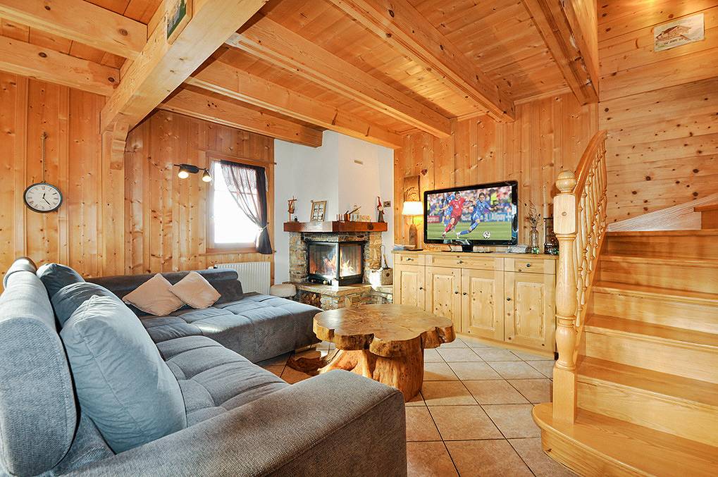 Maison de vacances pour 8 personnes avec balcon in Champoussin, Val-d'Illiez